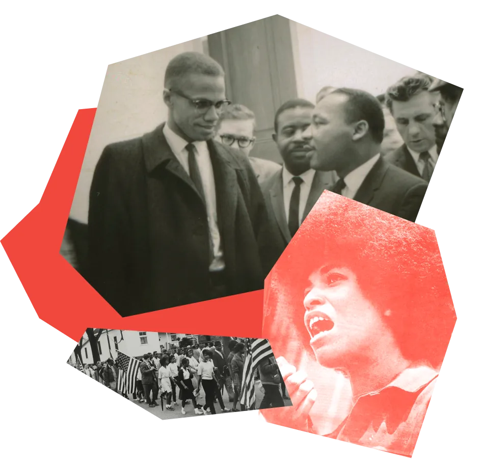 Civil Rights Movement Timeline Collage